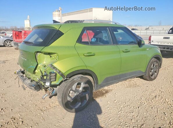 KMHRC8A39MU113977 2021 HYUNDAI VENUE Green უკანა მარჯვენა