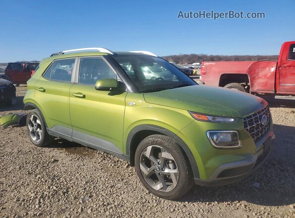 KMHRC8A39MU113977 2021 HYUNDAI VENUE Green წინა მარჯვენა