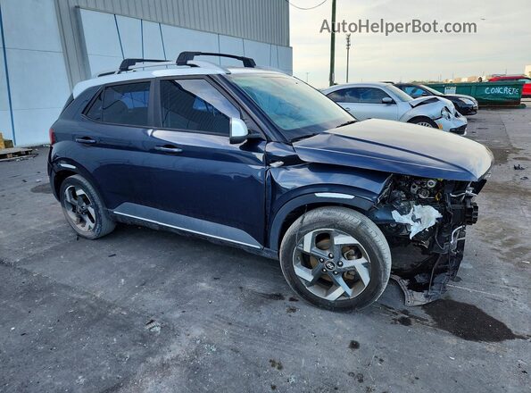 KMHRC8A39MU127748 2021 HYUNDAI VENUE Blue Przód prawy