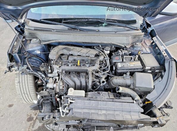 KMHRC8A39MU127748 2021 HYUNDAI VENUE Blue Widok komory silnika