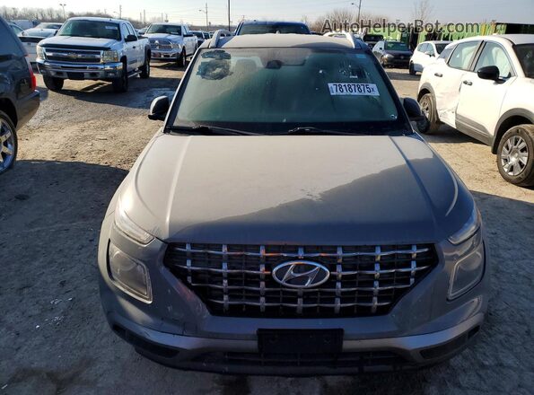 KMHRC8A3XMU105449 2021 HYUNDAI VENUE Gray Widok z przodu