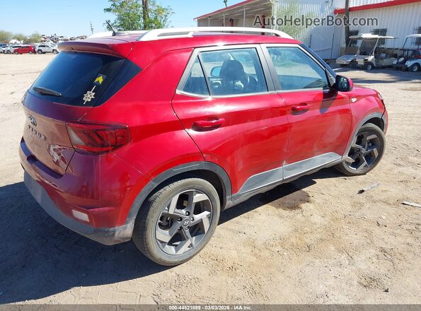 KMHRC8A3XPU241407 2023 HYUNDAI VENUE Красный Задняя правая четверть