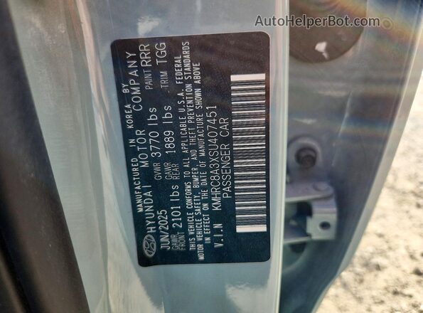 KMHRC8A3XSU407451 2025 HYUNDAI VENUE Green 