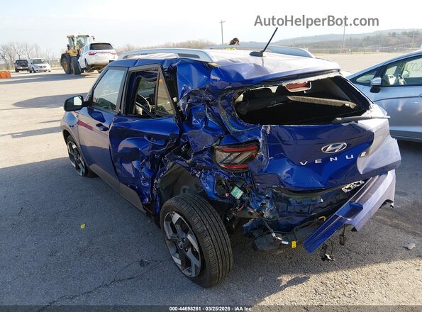 KMHRC8A3XSU416229 2025 HYUNDAI VENUE Blue Trasero izquierdo