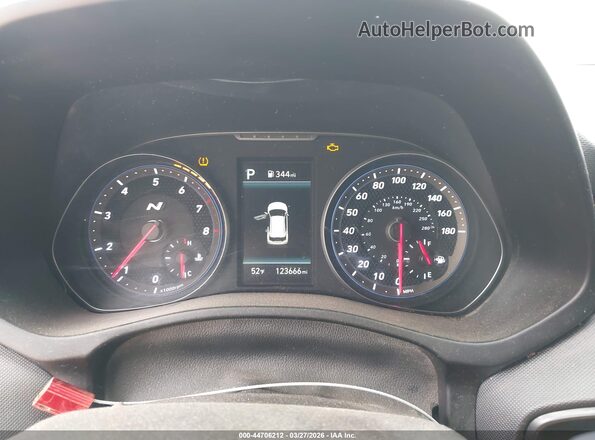 KMHT36AH0MU011201 2021 HYUNDAI VELOSTER N White Widok tylnych siedzeń