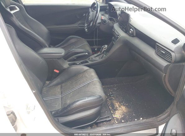 KMHT36AH0MU011201 2021 HYUNDAI VELOSTER N White Widok wnętrza z przodu