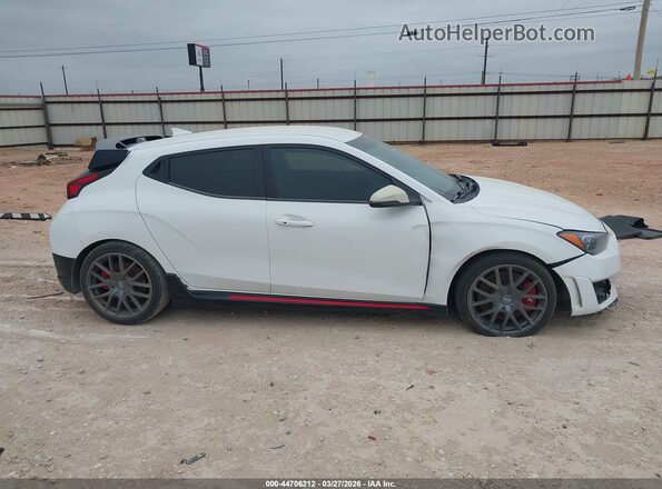 KMHT36AH0MU011201 2021 HYUNDAI VELOSTER N White Widok wnętrza z tyłu