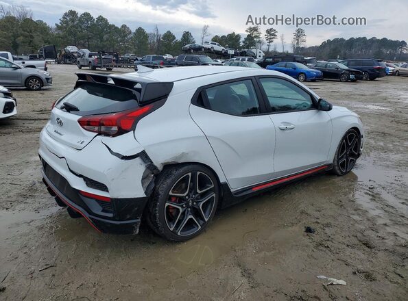 KMHT36AH5MU009539 2021 HYUNDAI VELOSTER Белый Задняя правая четверть