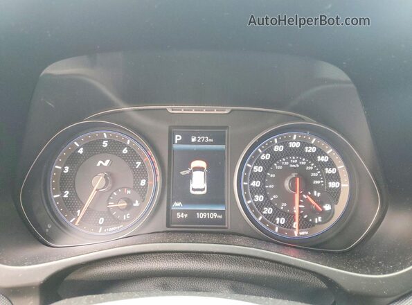 KMHT36AH5MU009539 2021 HYUNDAI VELOSTER Белый Вид щитка приборов