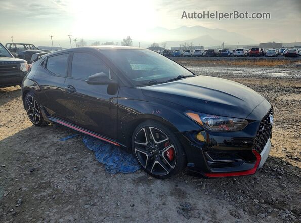 KMHT36AH6MU009534 2021 HYUNDAI VELOSTER Black Delantero derecho