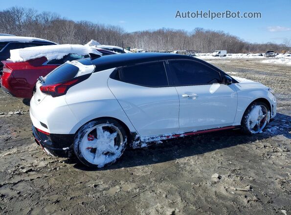 KMHT36AH6MU010389 2021 HYUNDAI VELOSTER White Trasero derecho