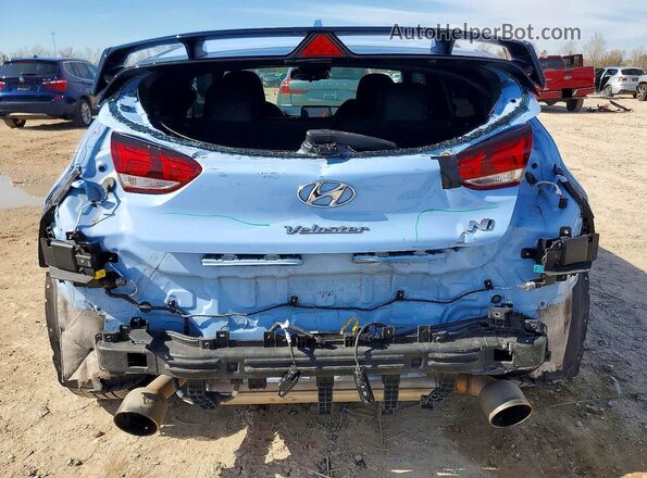KMHT36AH7NU014923 2022 HYUNDAI VELOSTER Blue უკანა ხედი