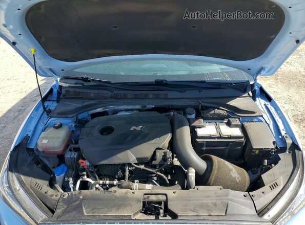 KMHT36AH7NU014923 2022 HYUNDAI VELOSTER Blue უკანა სალონის ხედი
