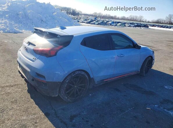 KMHT36AH9LU004570 2020 HYUNDAI VELOSTER Blue Հետևի աջ
