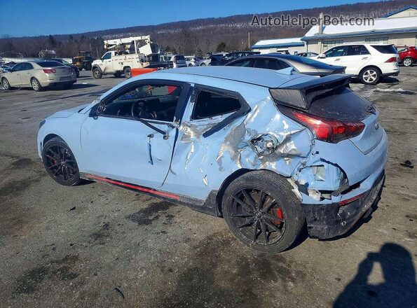 KMHT36AH9LU004570 2020 HYUNDAI VELOSTER Blue Հետևի ձախ