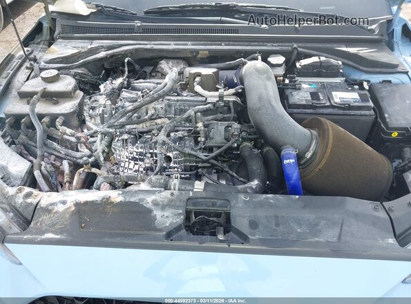 KMHT36AHXKU001451 2019 HYUNDAI VELOSTER Blue Widok z tyłu