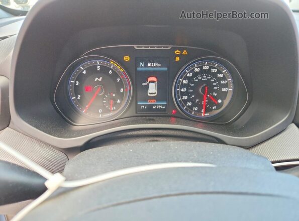 KMHT36AHXLU006358 2020 HYUNDAI VELOSTER Blue Սարքավորումների վահանակի տեսք