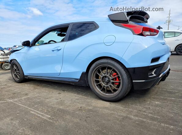 KMHT36AHXLU006358 2020 HYUNDAI VELOSTER Blue Հետևի ձախ