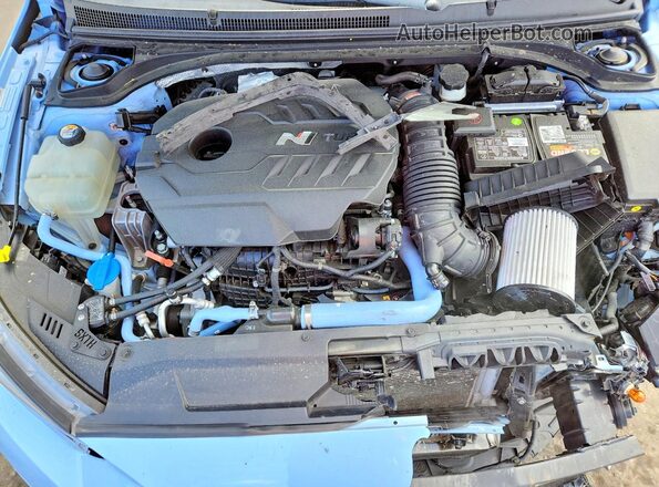 KMHT36AHXLU006358 2020 HYUNDAI VELOSTER Blue Շարժիչի բաժամունքի տեսք