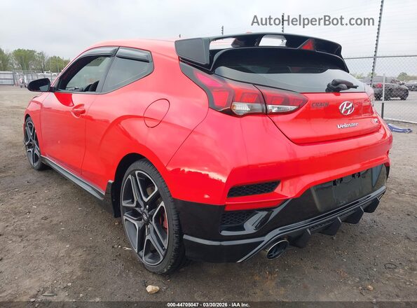 KMHT36AHXMU009682 2021 HYUNDAI VELOSTER N Красный Задняя левая четверть