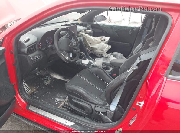 KMHT36AHXMU009682 2021 HYUNDAI VELOSTER N Красный Вид задней части салона