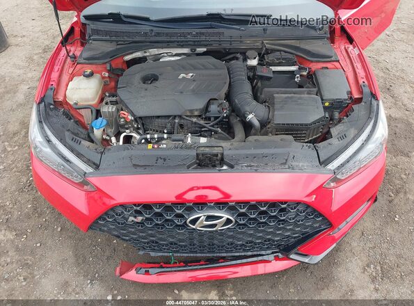 KMHT36AHXMU009682 2021 HYUNDAI VELOSTER N Красный Вид сзади