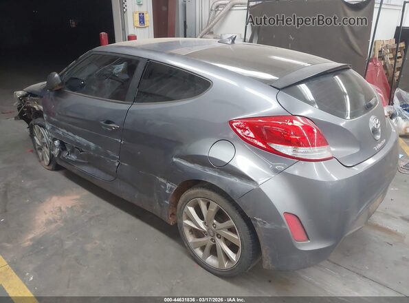 KMHTC6AD0HU306317 2017 HYUNDAI VELOSTER Gray Задня ліва чверть