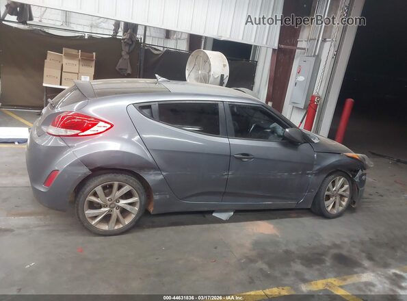 KMHTC6AD0HU306317 2017 HYUNDAI VELOSTER Gray Вид щитка приладів