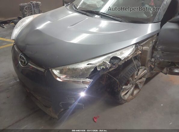 KMHTC6AD0HU306317 2017 HYUNDAI VELOSTER Gray Вид спереду