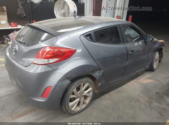 KMHTC6AD0HU306317 2017 HYUNDAI VELOSTER Gray Задня права чверть