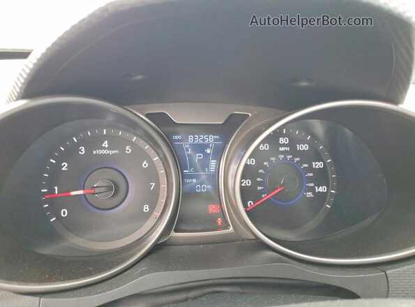 KMHTC6AD1GU257515 2016 HYUNDAI VELOSTER Black Widok zestawu wskaźników