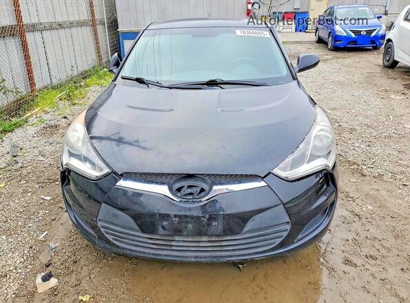 KMHTC6AD1GU257515 2016 HYUNDAI VELOSTER Black Widok z przodu