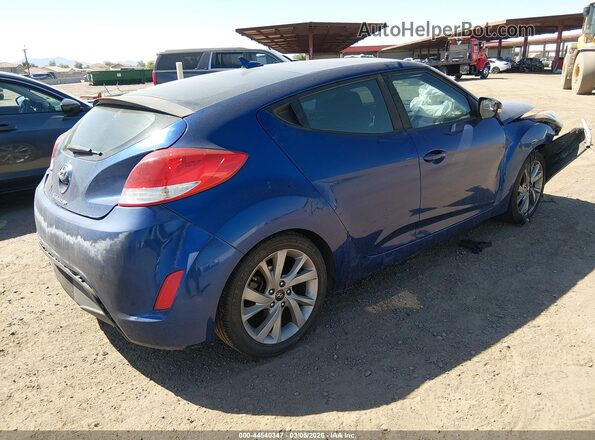 KMHTC6AD2HU312426 2017 HYUNDAI VELOSTER Синий Задняя правая четверть