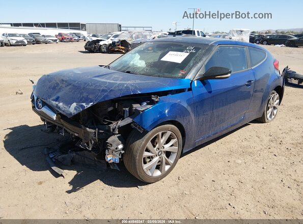 KMHTC6AD2HU312426 2017 HYUNDAI VELOSTER Синий Вид спереди