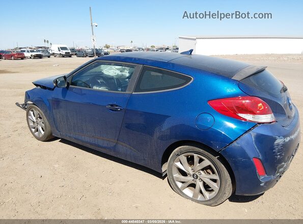 KMHTC6AD2HU312426 2017 HYUNDAI VELOSTER Синий Вид задней части салона