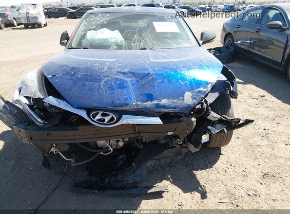 KMHTC6AD2HU312426 2017 HYUNDAI VELOSTER Синий Вид панели приборов