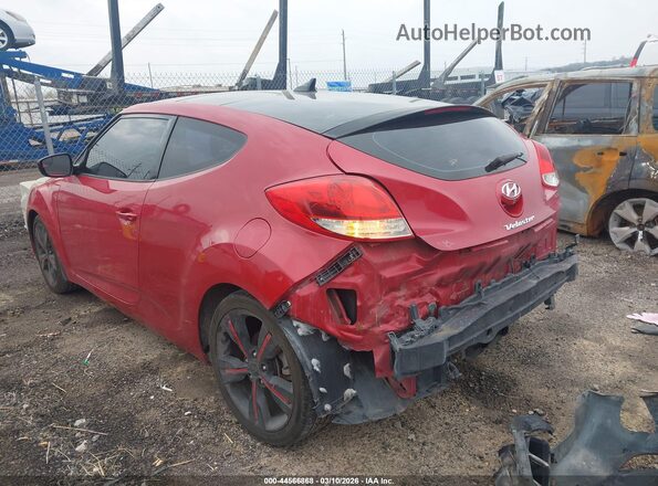 KMHTC6AD2HU322180 2017 HYUNDAI VELOSTER Red Rear left