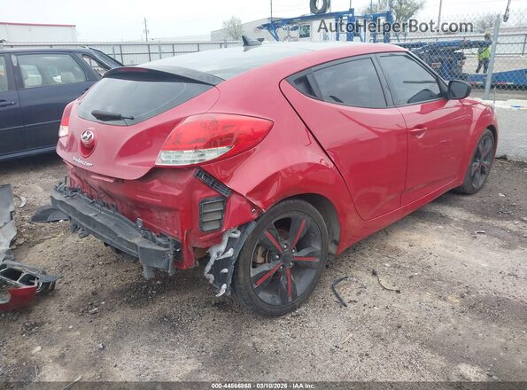 KMHTC6AD2HU322180 2017 HYUNDAI VELOSTER Red Rear right