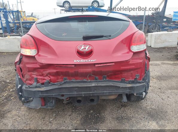 KMHTC6AD2HU322180 2017 HYUNDAI VELOSTER Red Front view