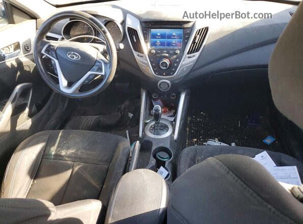 KMHTC6AD4GU266063 2016 HYUNDAI VELOSTER Silver Widok deski rozdzielczej