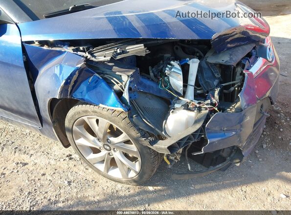 KMHTC6AD4HU321676 2017 HYUNDAI VELOSTER Blue Front view