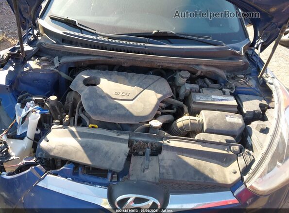 KMHTC6AD4HU321676 2017 HYUNDAI VELOSTER Blue Rear view