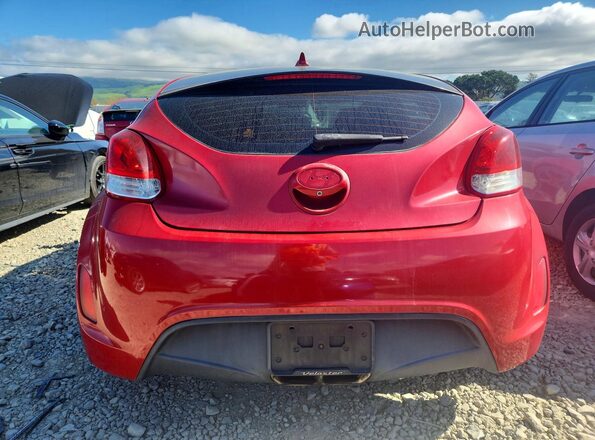 KMHTC6AD5GU270851 2016 HYUNDAI VELOSTER Red უკანა ხედი