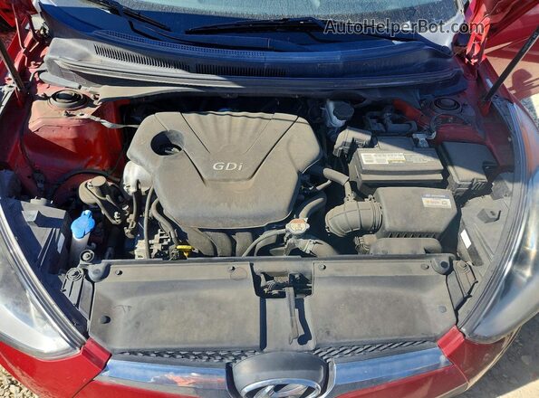 KMHTC6AD5GU270851 2016 HYUNDAI VELOSTER Red უკანა სალონის ხედი