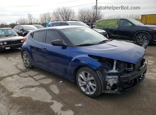 KMHTC6AD7HU315063 2017 HYUNDAI VELOSTER Blue Առջևի աջ