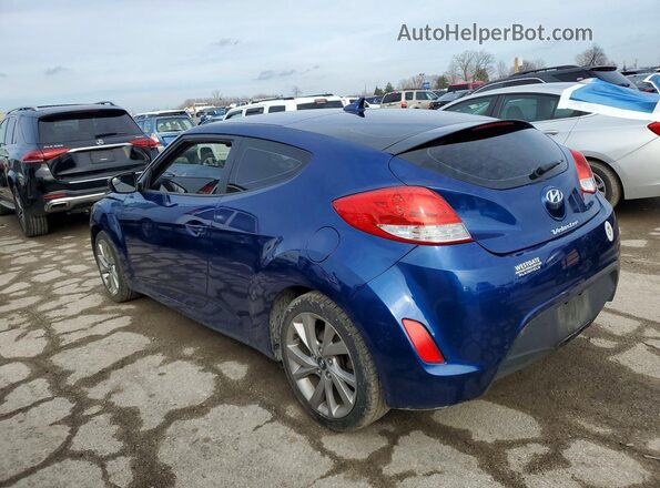 KMHTC6AD7HU315063 2017 HYUNDAI VELOSTER Blue Հետևի ձախ