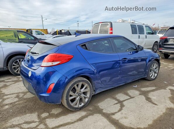 KMHTC6AD7HU315063 2017 HYUNDAI VELOSTER Blue Հետևի աջ