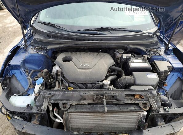 KMHTC6AD7HU315063 2017 HYUNDAI VELOSTER Blue Սալոնի հետևի տեսք