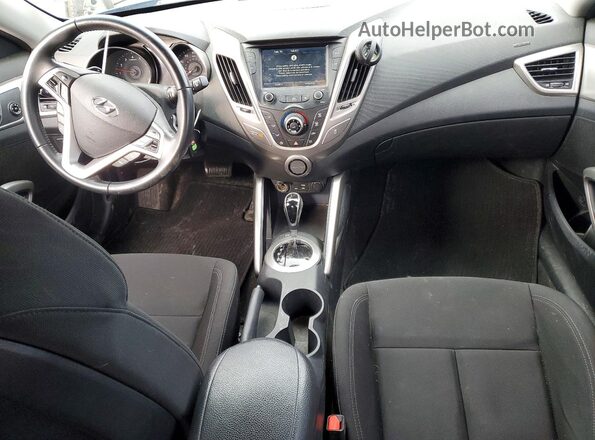KMHTC6AD7HU315063 2017 HYUNDAI VELOSTER Blue Առջևի վահանակի տեսք