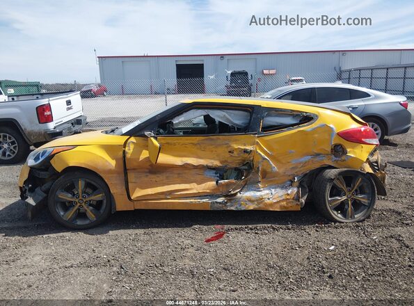 KMHTC6AD9GU291041 2016 HYUNDAI VELOSTER Yellow 